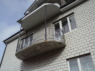 Кованое балконное ограждение -Арт 08