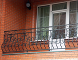 Кованое балконное ограждение -Арт 012